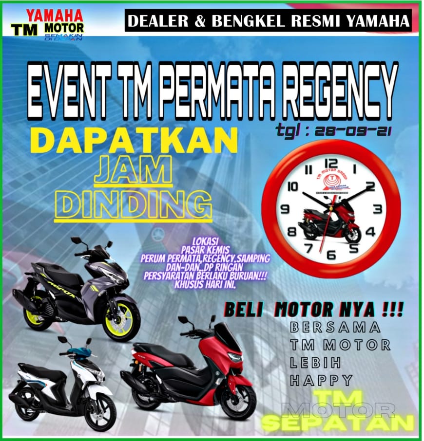 Event Yamaha TM Permata Regency Beli Motor Berhadiah Langsung