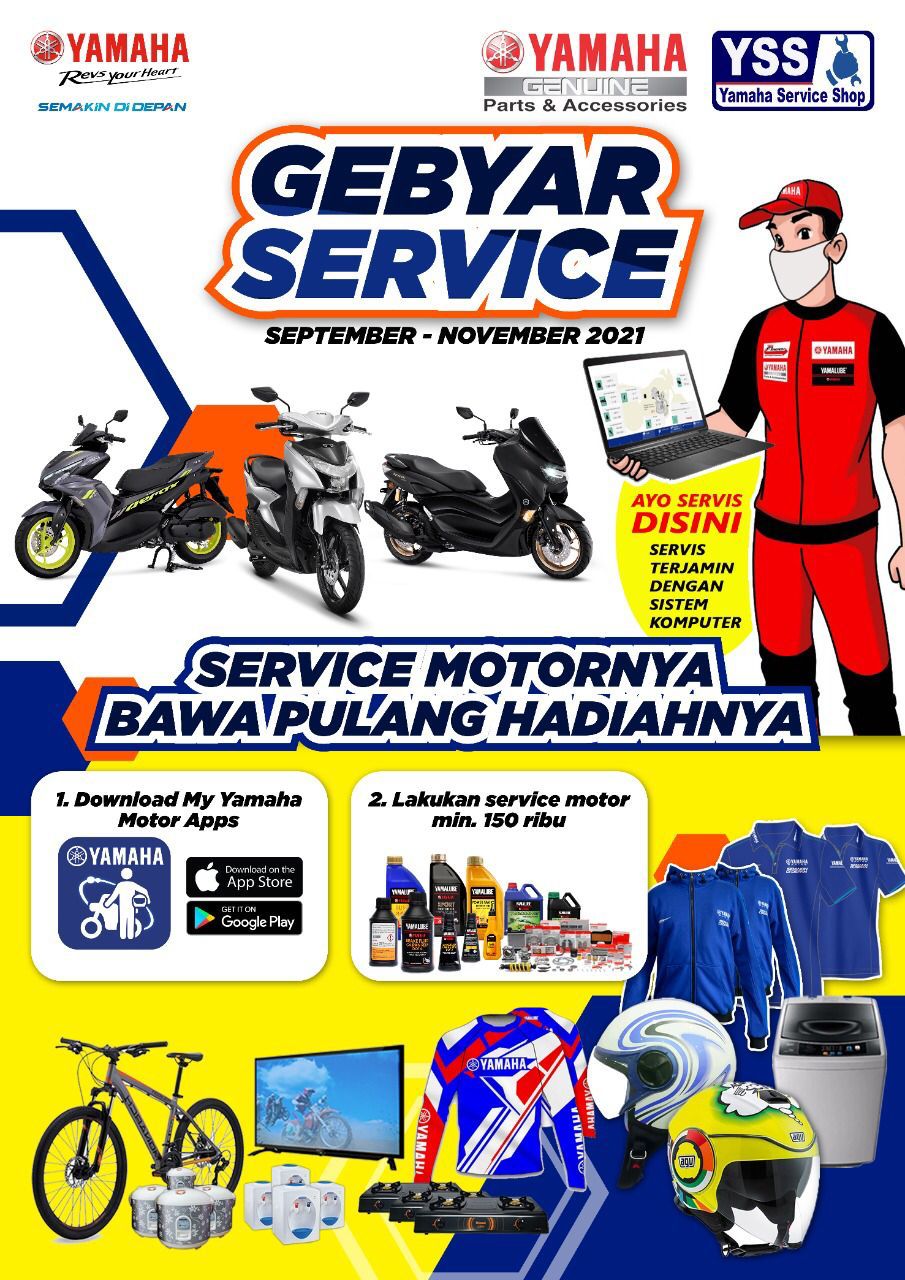 Gebyar Service Berhadiah Yamaha area Tangerang – Banten