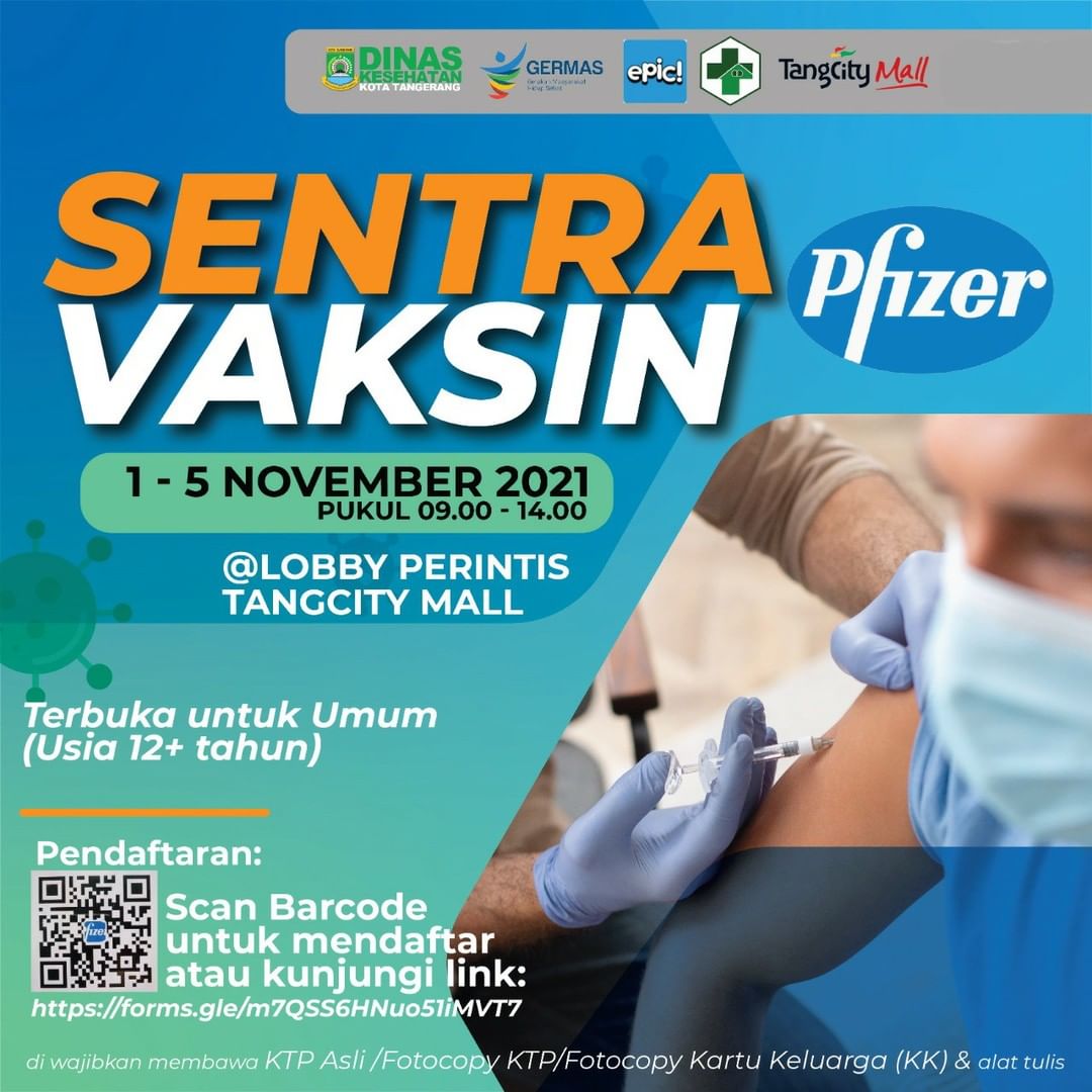 Ayo Vaksin di Mall Kota Tangerang