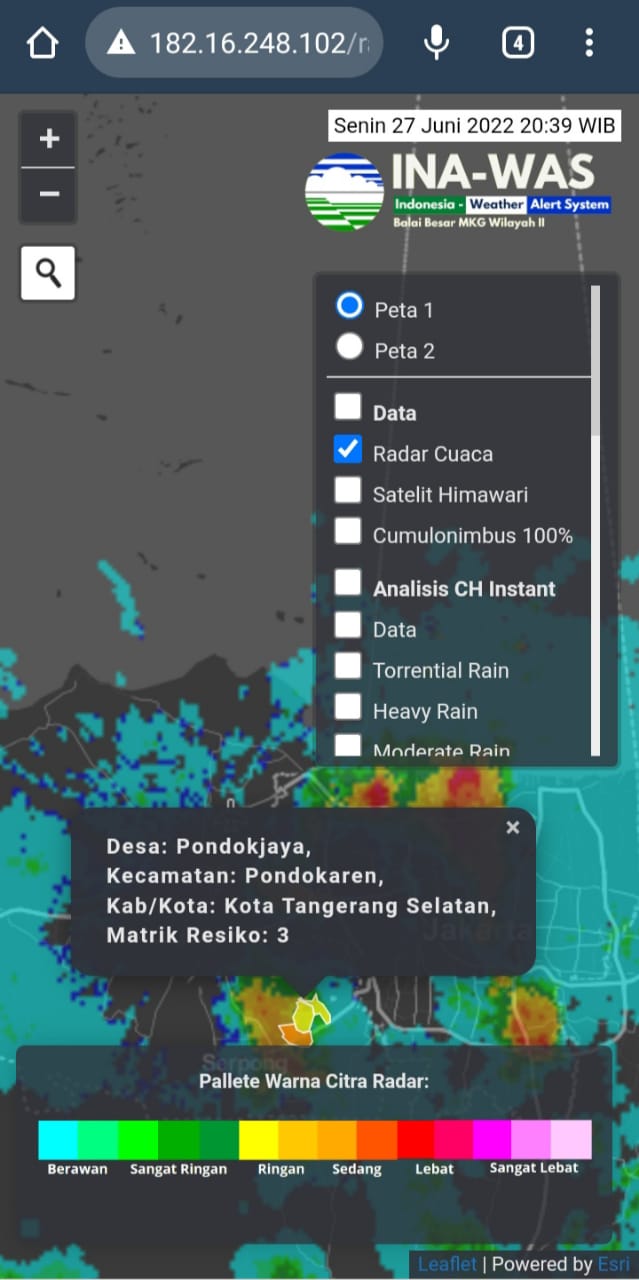 Sistem Ina-WAS yang diperkenalkan BMKG