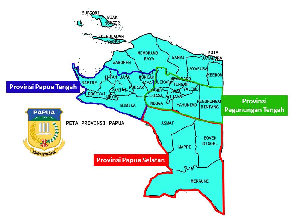 3 Provinsi Baru di Papua